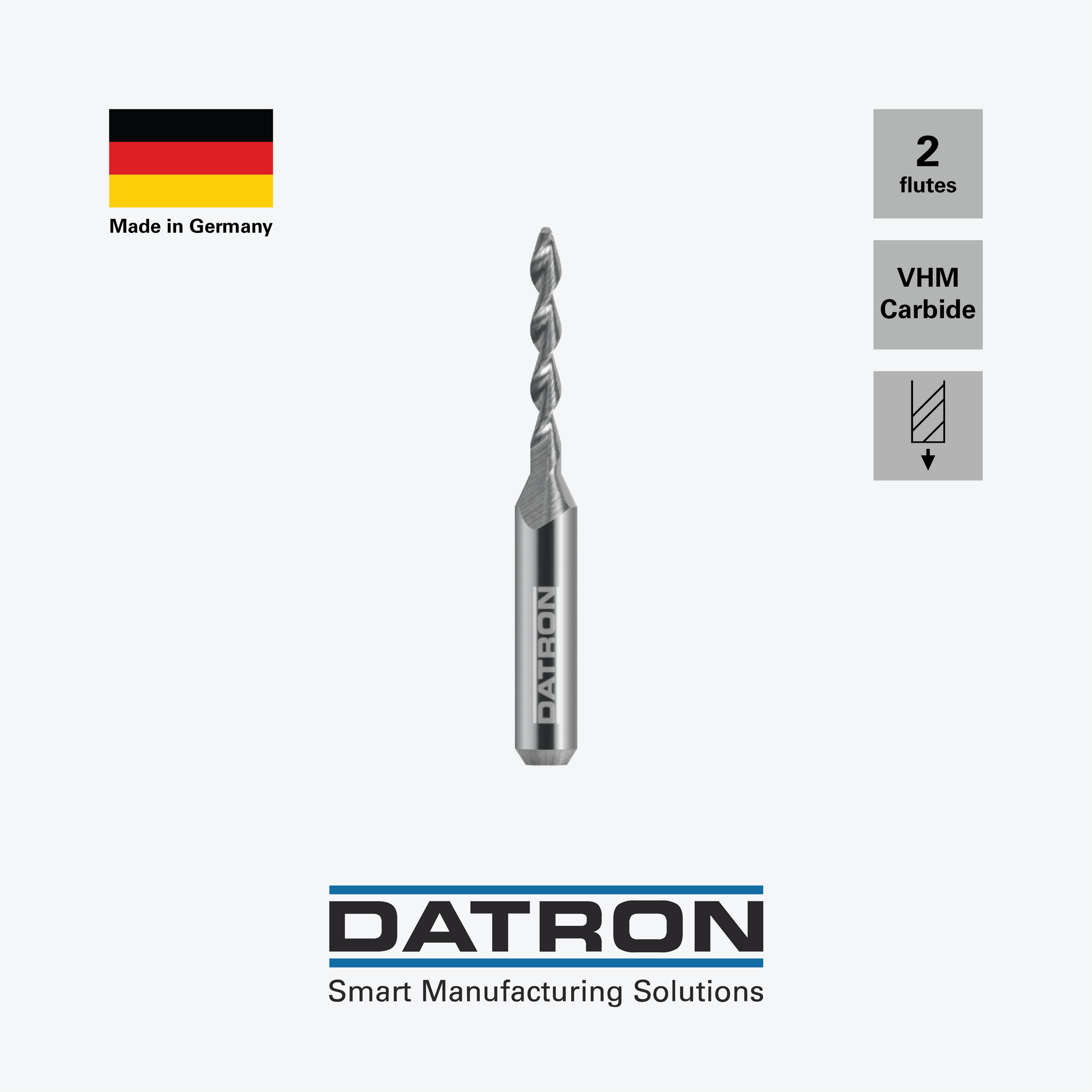 DATRON - Solid carbide drill, 6mm shank - 0068240X