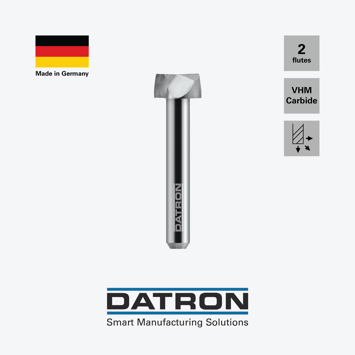 DATRON - Double flute face mill, stepped - 0068440