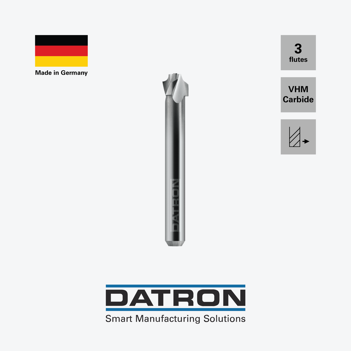 DATRON - External radius end mill, polished for acrylic glass - 00685725