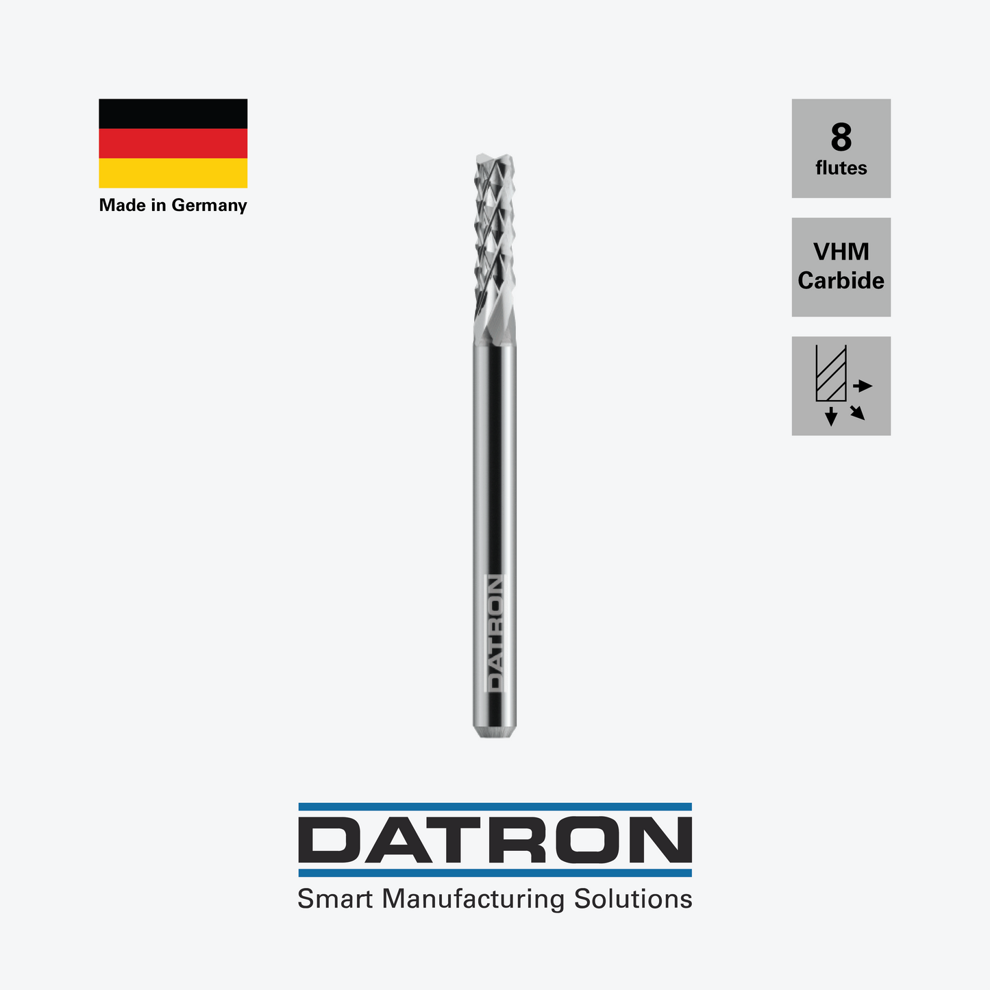 DATRON - Micro-tooth end mill, for fiberglass & carbon fiber - 00686523