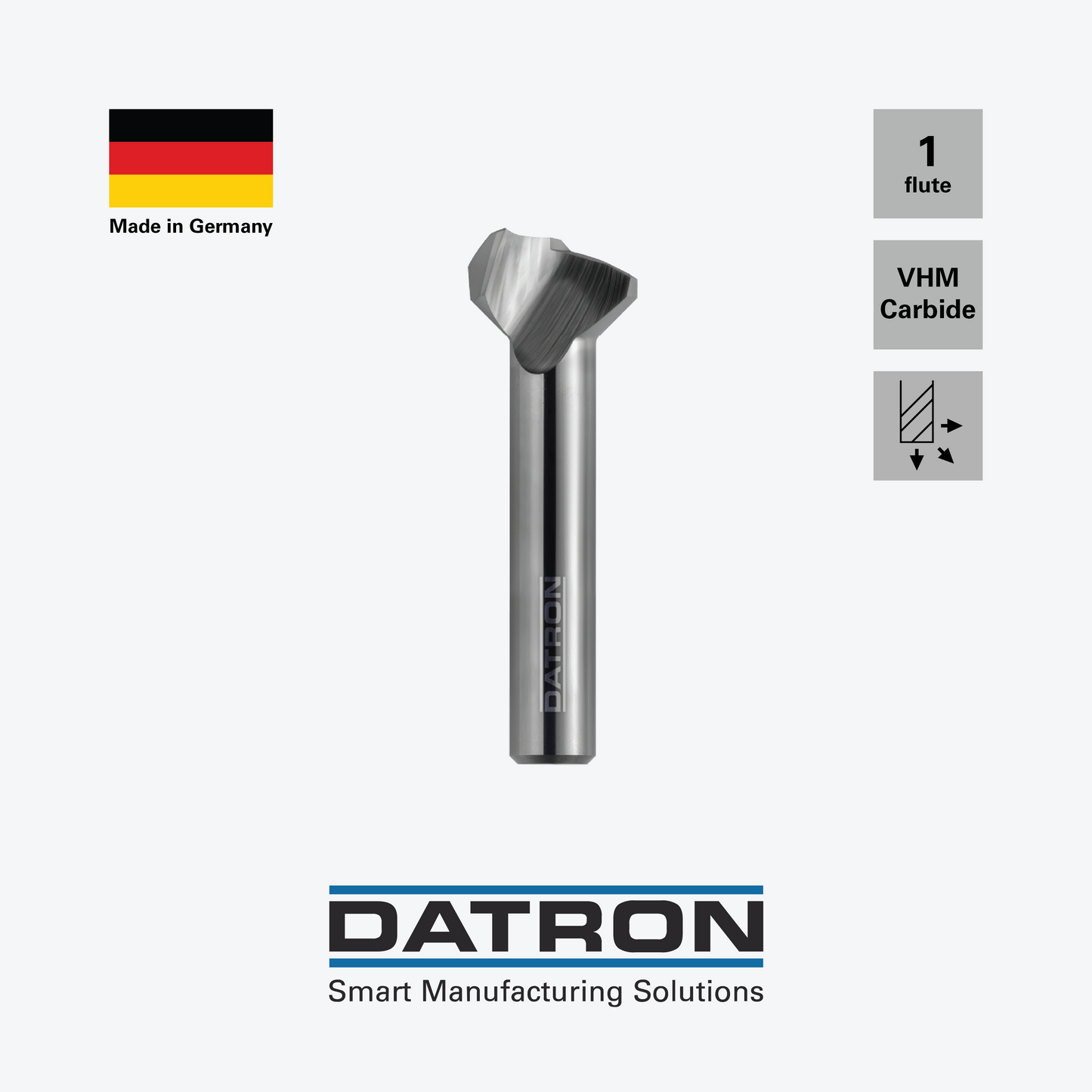 DATRON - Single flute face mill, stepped and balanced - 0068814E