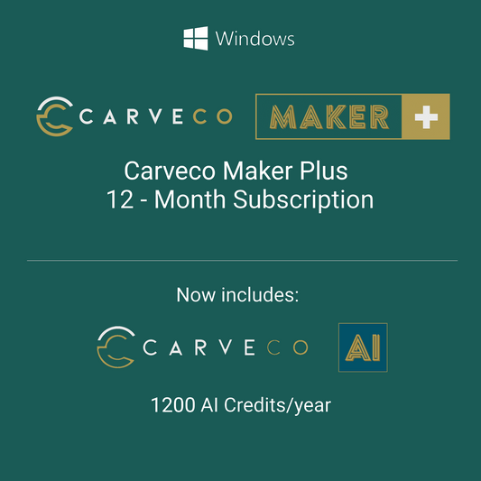 Carveco Maker Plus 12 Month Subscription