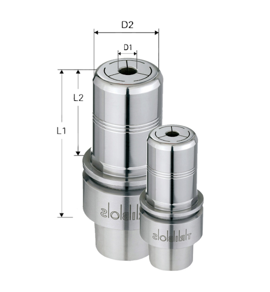 DATRON HSK-E-25 6mm Tribos Toolholder - 0068303G